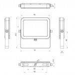 20w size floodlight