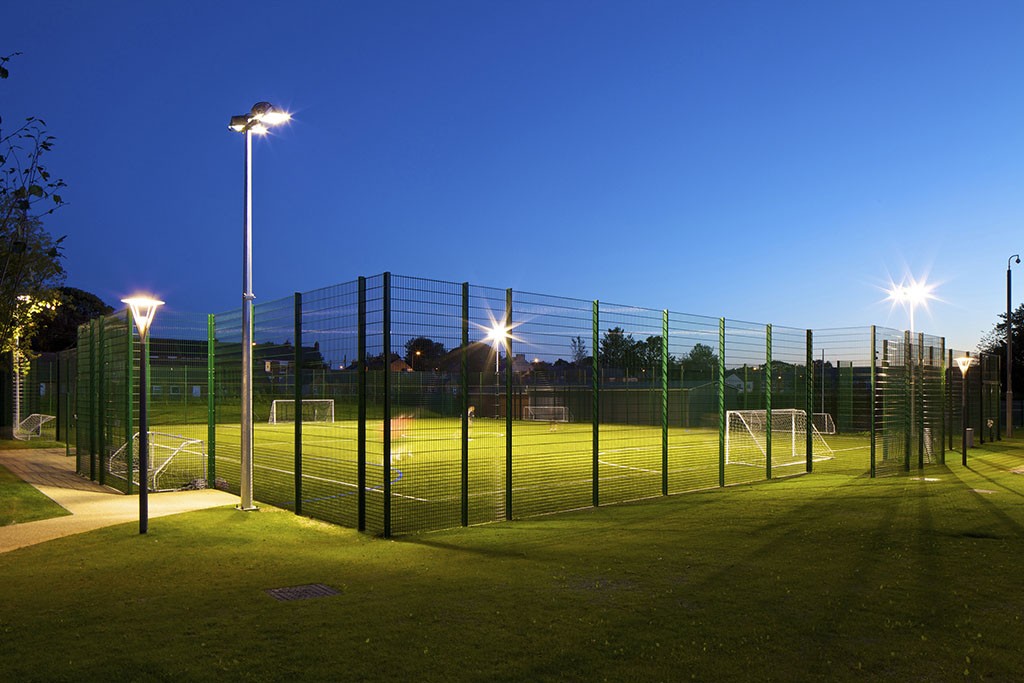 Floodlit football pitch, Houghton Primary Care Centre, Houghton-le-Spring