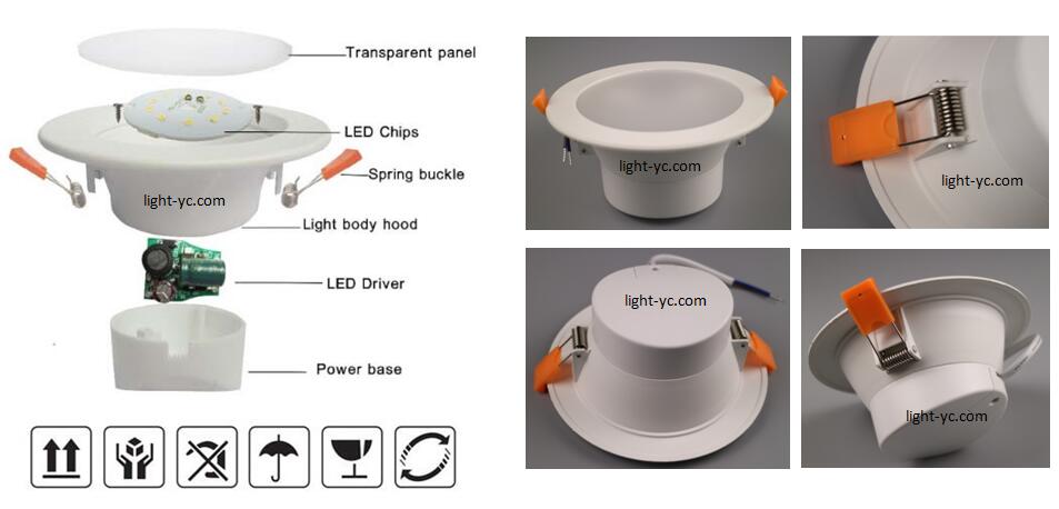 120MM led downlight