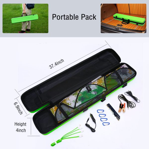 Portable solar charging board package
